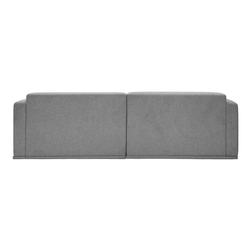 Malou Modern Low Profile Sofa Gray 96"