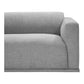 Malou Modern Low Profile Sofa Gray 96"