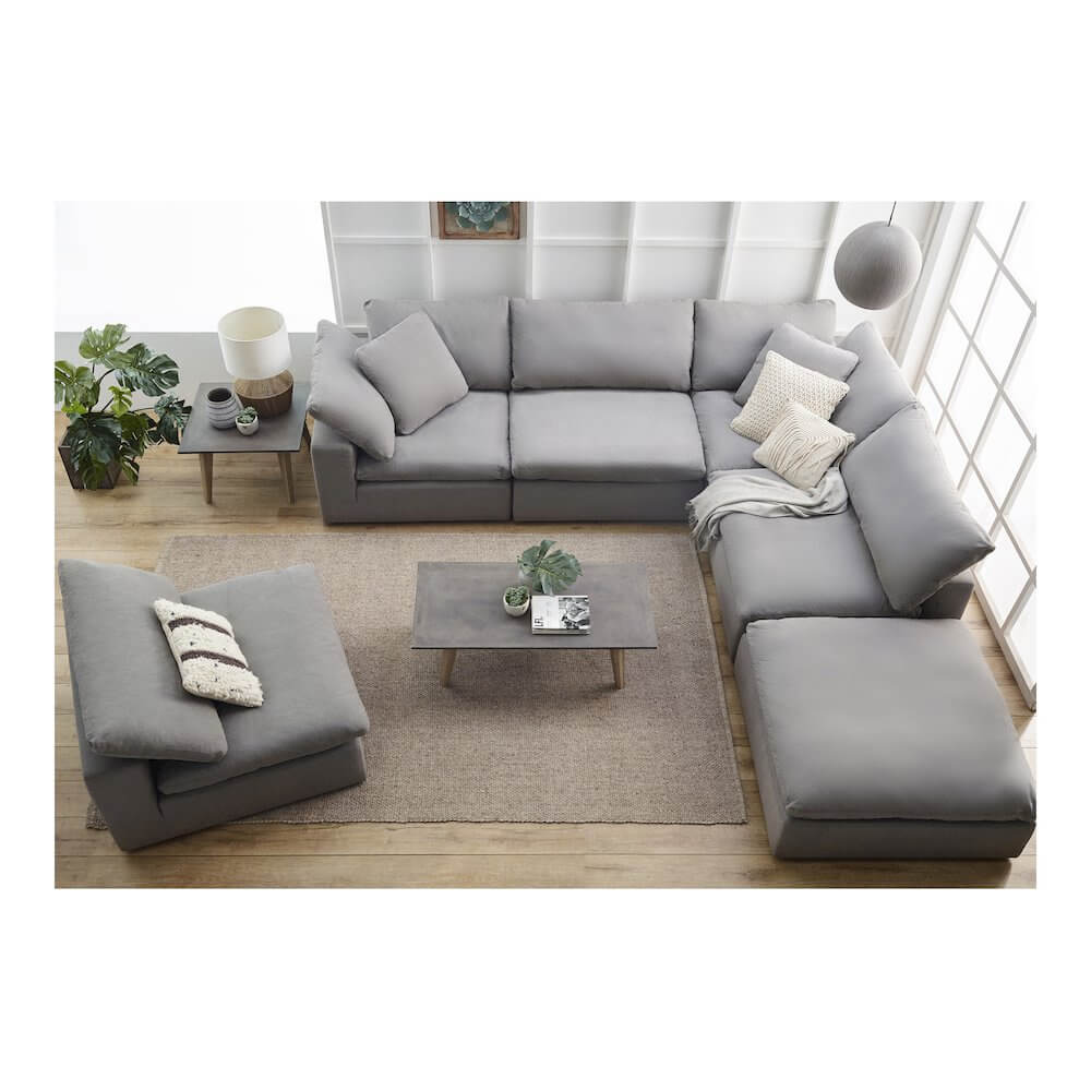 Terra Clay Modern Cloud Modular Sofa Sectional (4 Colors - Various Sizes)