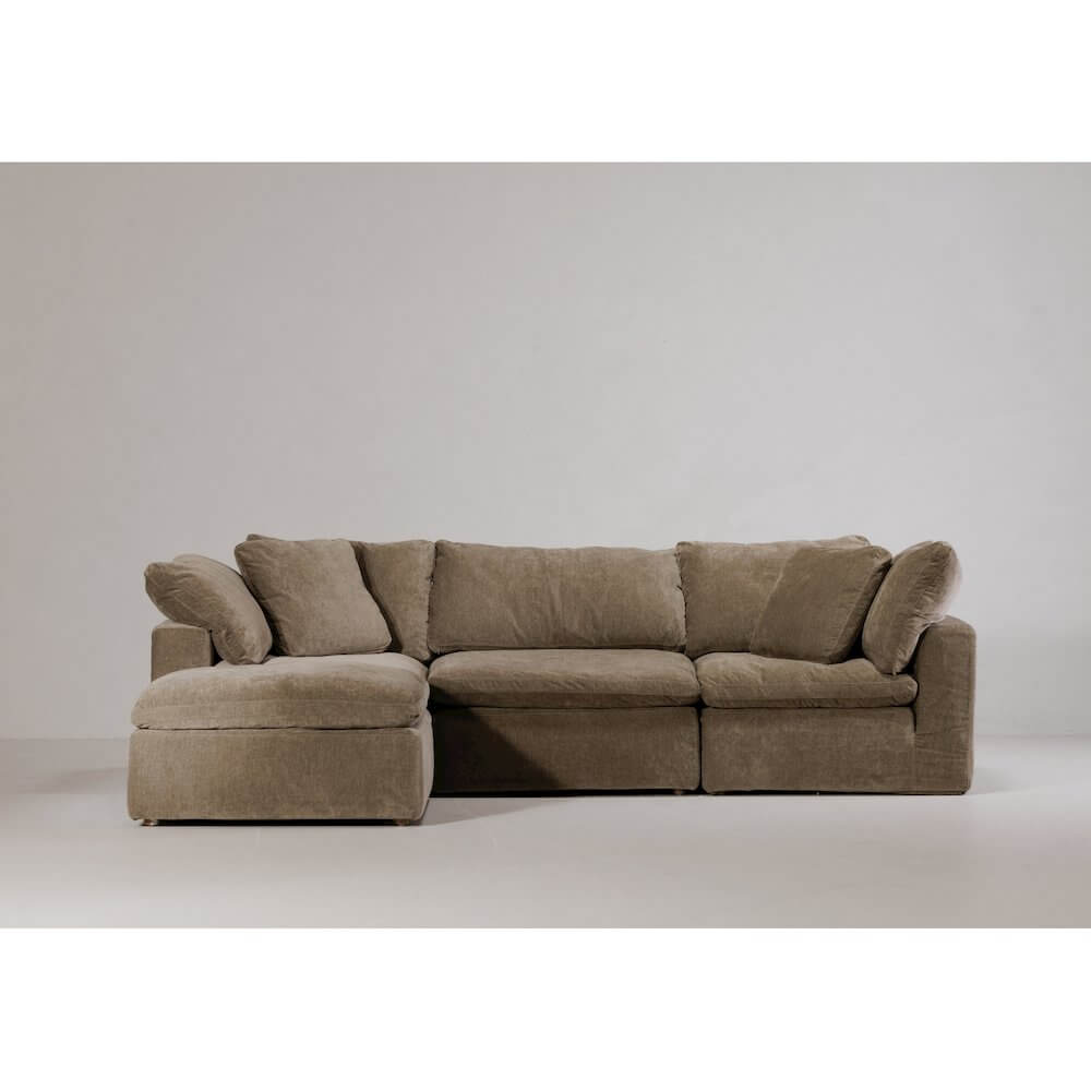 Terra Clay Modern Cloud Modular Sofa Sectional (4 Colors - Various Sizes)