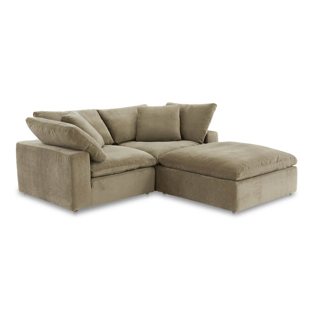 Terra Clay Modern Cloud Modular Sofa Sectional (4 Colors - Various Sizes)