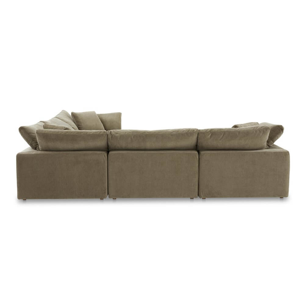 Terra Clay Modern Cloud Modular Sofa Sectional (4 Colors - Various Sizes)