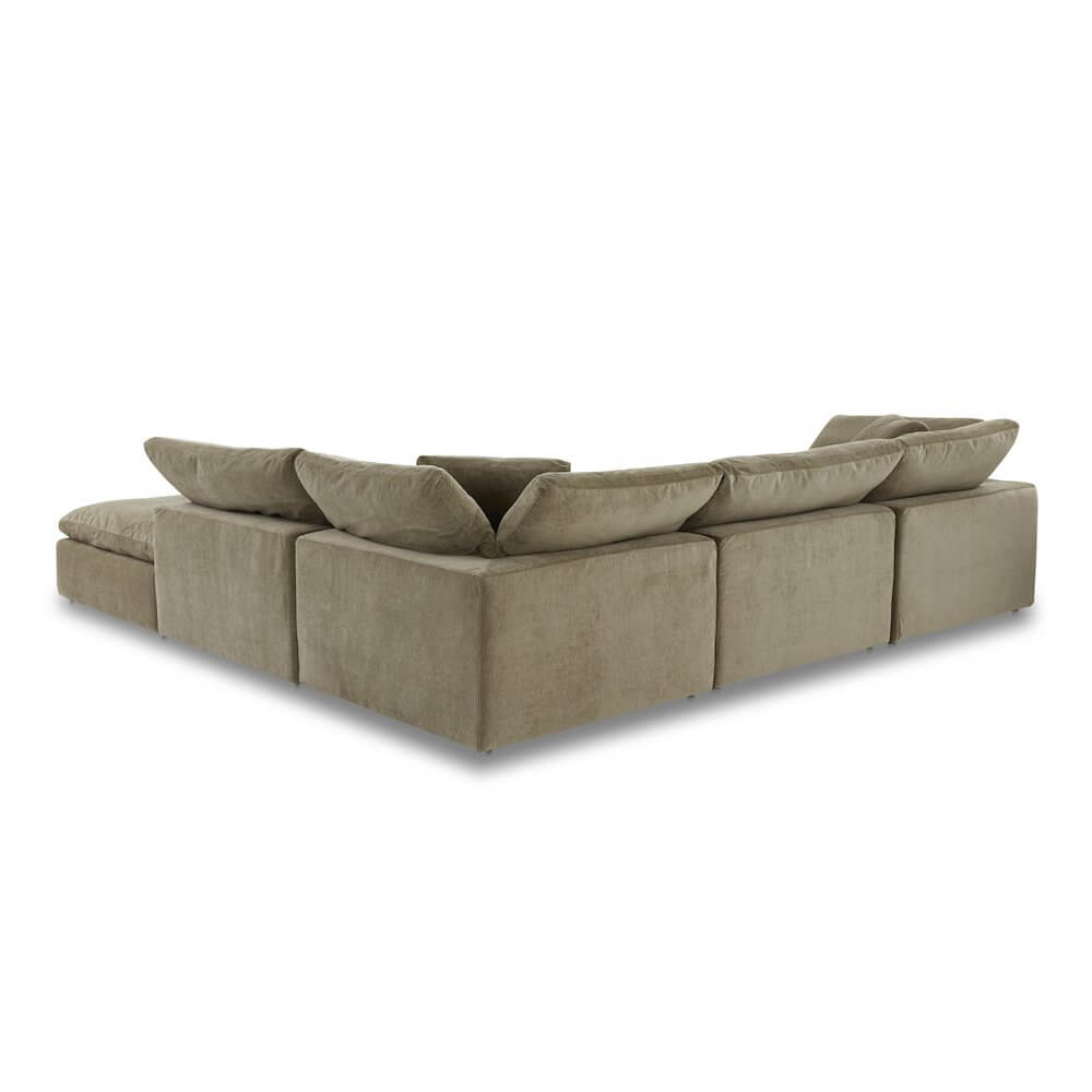 Terra Clay Modern Cloud Modular Sofa Sectional (4 Colors - Various Sizes)