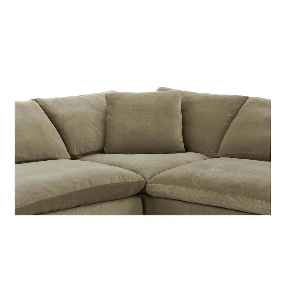 Terra Clay Modern Cloud Modular Sofa Sectional (4 Colors - Various Sizes)