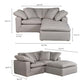 Terra Clay Modern Cloud Modular Sofa Sectional (4 Colors - Various Sizes)