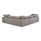 Terra Clay Modern Cloud Modular Sofa Sectional (4 Colors - Various Sizes)