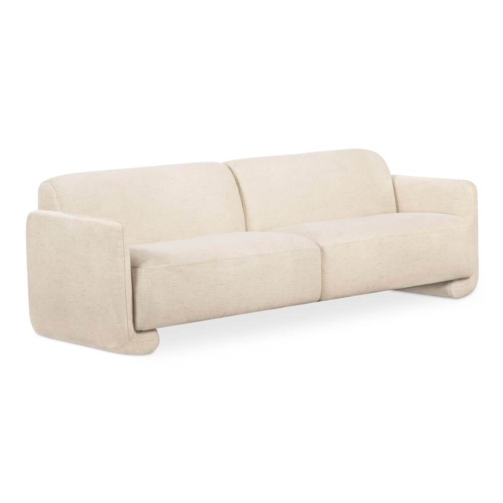 Fallon Modern Minimalist Fabric Sofa 98" (2 Colors)