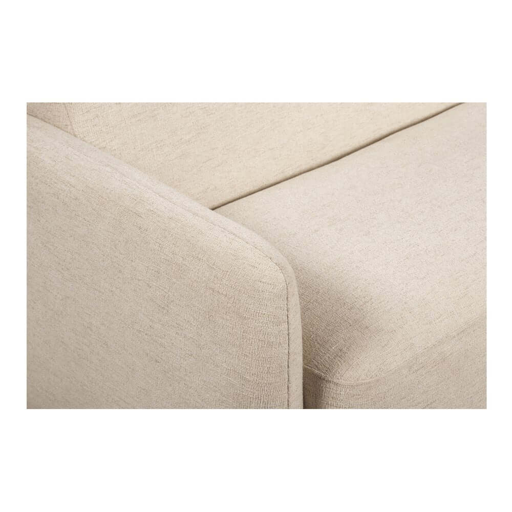 Fallon Modern Minimalist Fabric Sofa 98" (2 Colors)