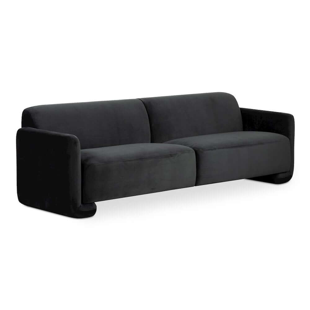 Fallon Modern Minimalist Fabric Sofa 98" (2 Colors)