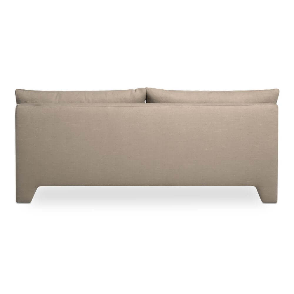 Estelle Modern Fabric Armless Sofa Loveseat 79" (2 Colors)