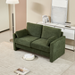 Small Contemporary Loveseat Sofa 58" (4 Colors)