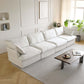 Modular Cloud Comfort Sectional Sofa in Beige or White - Sections Sold Individually - Revel Sofa 