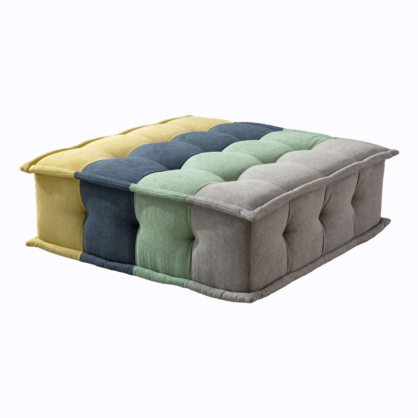 Multicolor 5pc. Velvet Upholstered Modular Sectional Sofa - Revel Sofa 