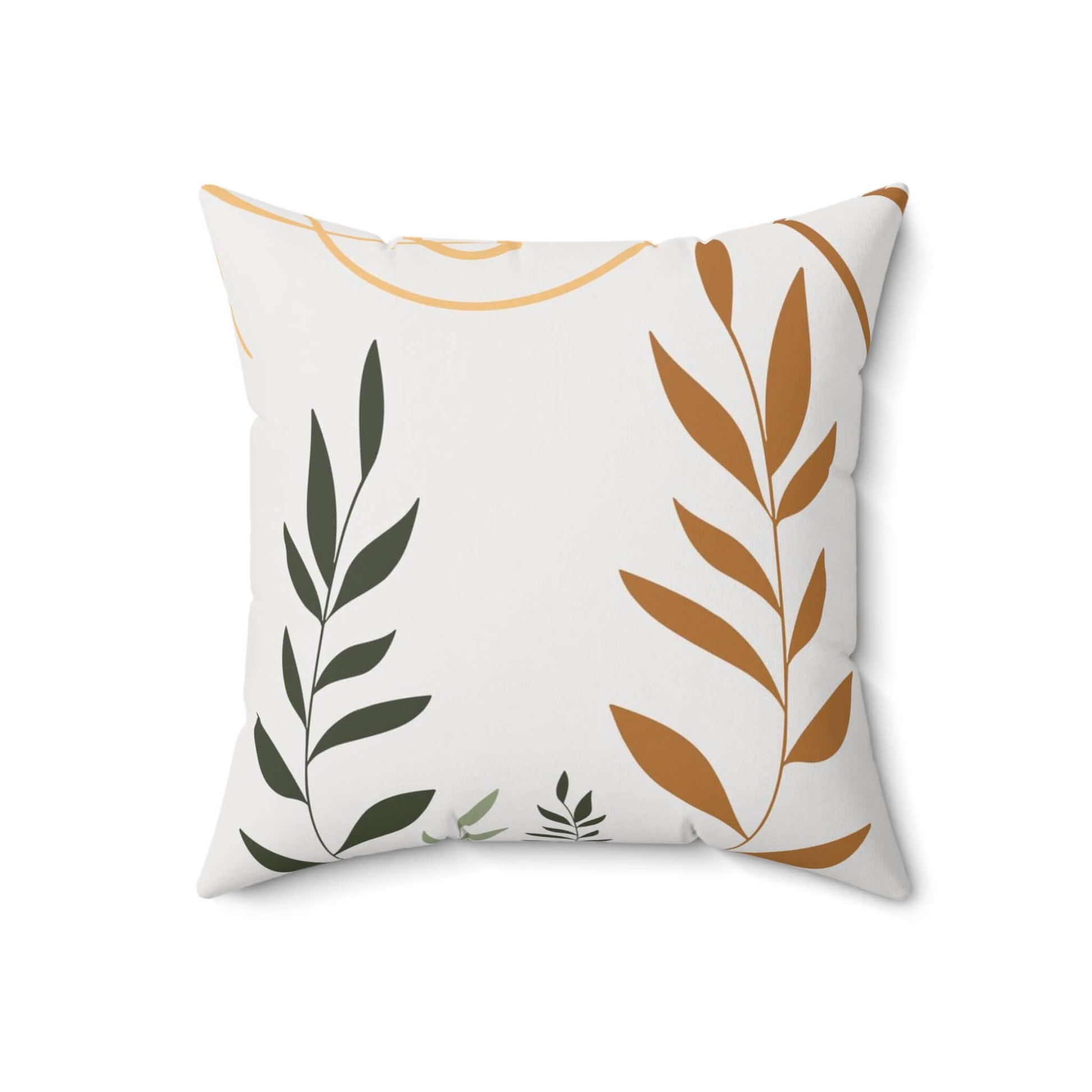 Spun Polyester Designer Square Accent Pillow - Nature - Revel Sofa 