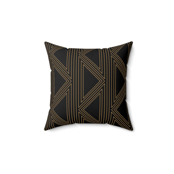 Spun Polyester Designer Square Accent Pillow - Revel Sofa 