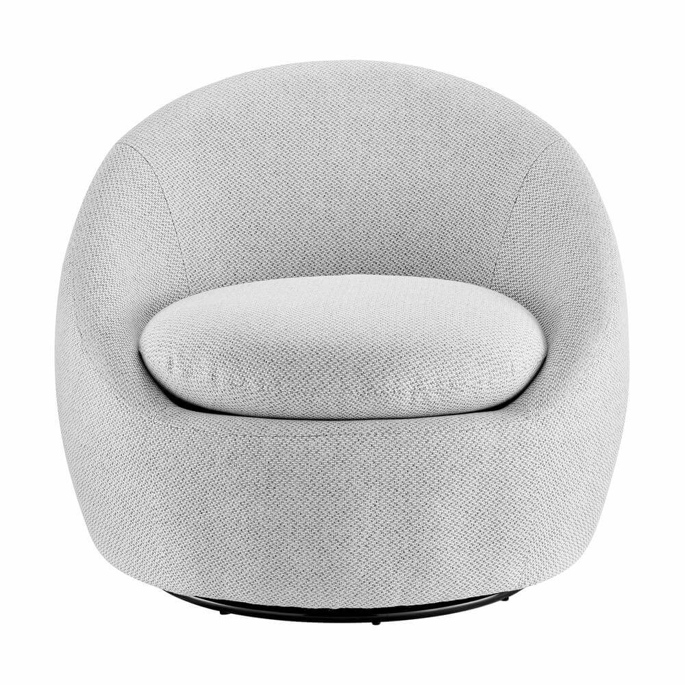 Adelmo Modern Fabric Swivel Accent Chair (4 Color Options)