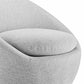 Adelmo Modern Fabric Swivel Accent Chair (4 Color Options)