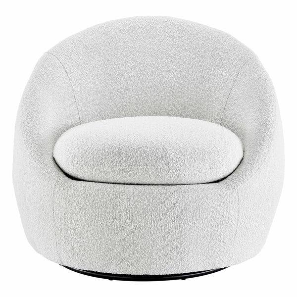 Adelmo Modern Fabric Swivel Accent Chair (4 Color Options)