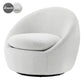 Adelmo Modern Fabric Swivel Accent Chair (4 Color Options)