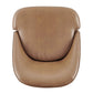 Hurley PU Leather Swivel Accent Chair