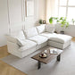 Modular Cloud Comfort Sectional Sofa in Beige or White - Sections Sold Individually - Revel Sofa 