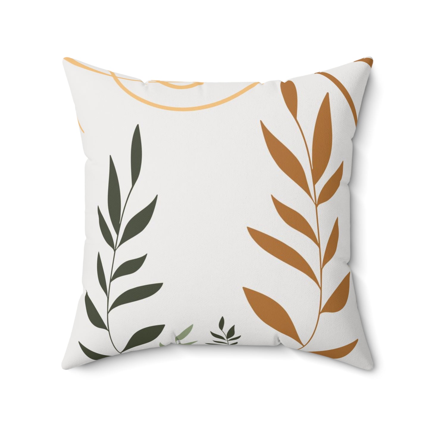 Spun Polyester Designer Square Accent Pillow - Nature - Revel Sofa 