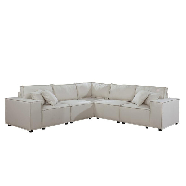 Jenson Modern Modular Fabric Corner Sectional Sofa 99