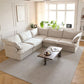 Modular Cloud Comfort Sectional Sofa in Beige or White - Sections Sold Individually - Revel Sofa 