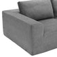 Modern Modular Low Profile Square Arm Corner Sectional Sofa (116")