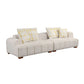 Modern Channel Tufted Corduroy Fabric Sofa 103.9"