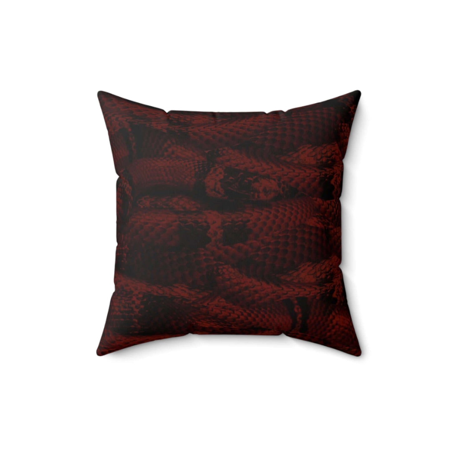 Spun Polyester Designer Square Accent Throw Pillow (Serpent) - Revel Sofa 