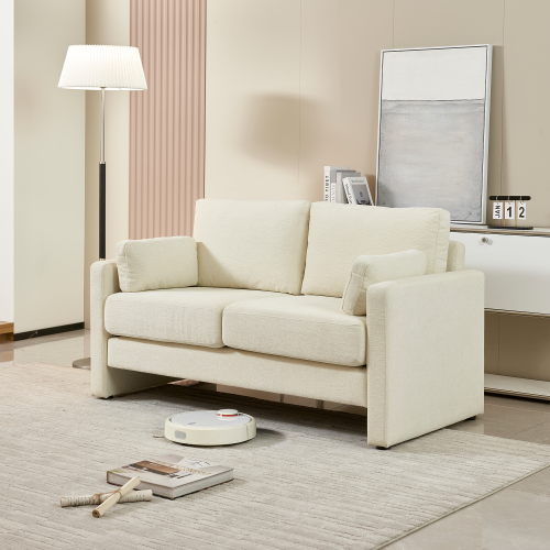 Small Contemporary Loveseat Sofa 58