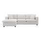 Modern Sectional Chaise Sofa w/ Chaise Ottoman 100" (4 Colors)