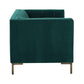 Isaac Stitch Tufted Velvet Loveseat 60" (2 Colors)