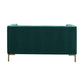 Isaac Stitch Tufted Velvet Loveseat 60" (2 Colors)