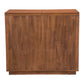 Linea Solid Wood Slatted Bar Wine Cabinet