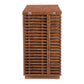 Linea Solid Wood Slatted Bar Wine Cabinet