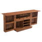 Linea Solid Wood Slatted Bar Wine Cabinet