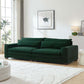 Modern Low Profile Fabric Sofa 104" (4 Colors)