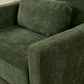 Modern Chenille Fabric Upholstered Armchair (4 Colors)