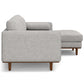 Morrison MCM Right Facing Chaise Sectional Sofa, Mist Gray 102" - Revel Sofa 