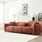 Modern Deep Seated Plush Cushion Sofa 102" (2 Colors)