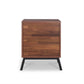 Karine Bedroom Nightstand in Walnut