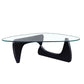 Nero Modern Triangular Glass Top Center Coffee Table - Revel Sofa 