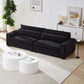 Modern Low Profile Fabric 4 Seater Sofa Couch 104" (4 Colors)