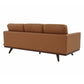 Chester MCM Faux Leather Sofa 83" (5 Colors)