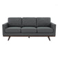 Chester MCM Faux Leather Sofa 83" (5 Colors)