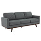 Chester MCM Faux Leather Sofa 83" (5 Colors)