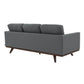 Chester MCM Faux Leather Sofa 83" (5 Colors)