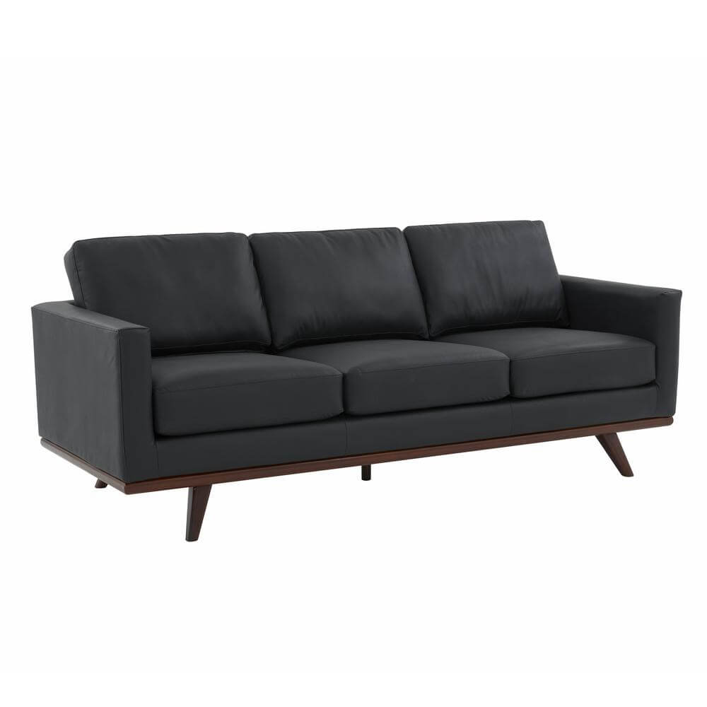 Chester MCM Faux Leather Sofa 83" (5 Colors)